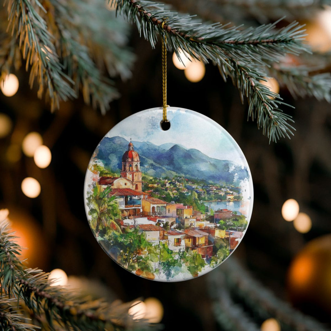 Ajijic Mexico Ornament: Unique Ajijic Mexico Souvenir, Ajijic Mexico Xmas Decor, and Authentic Ajijic Mexico Gift