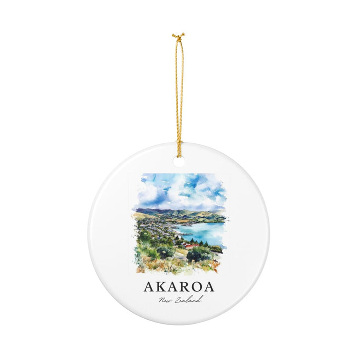 Akaroa New Zealand Ornament: Unique Akaroa Souvenir, Akaroa New Zealand Xmas Decor, and Authentic Akaroa Gift