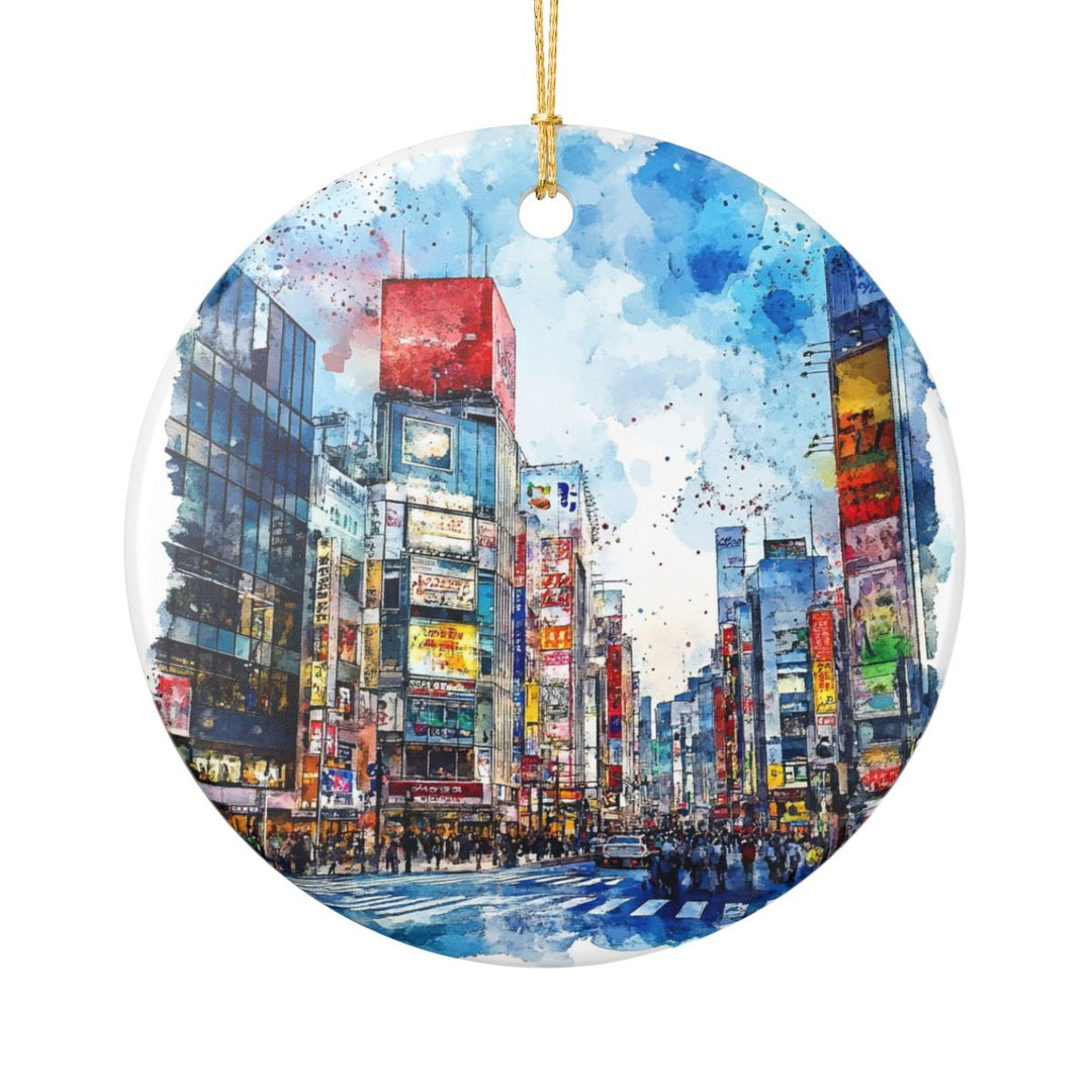 Akihabara Tokyo Japan Ornament: Unique Akihabara Tokyo Souvenir, Akihabara Tokyo Japan Xmas Decor, and Authentic Akihabara Tokyo Gift