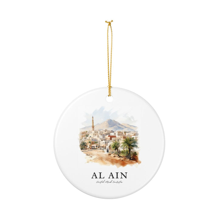 AL Ain UAE Ornament: Unique AL Ain Souvenir, AL Ain United Arab Emirates Xmas Decor, and Authentic AL Ain Gift