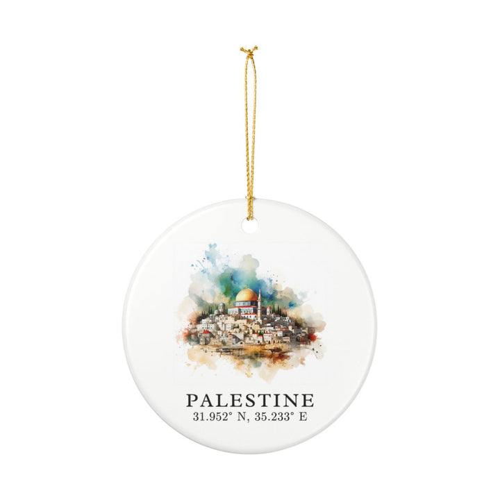 AL Aqsa Mosque Palestine Ornament: Unique AL Aqsa Mosque Palestine Souvenir, AL Aqsa Mosque Palestine Xmas Decor