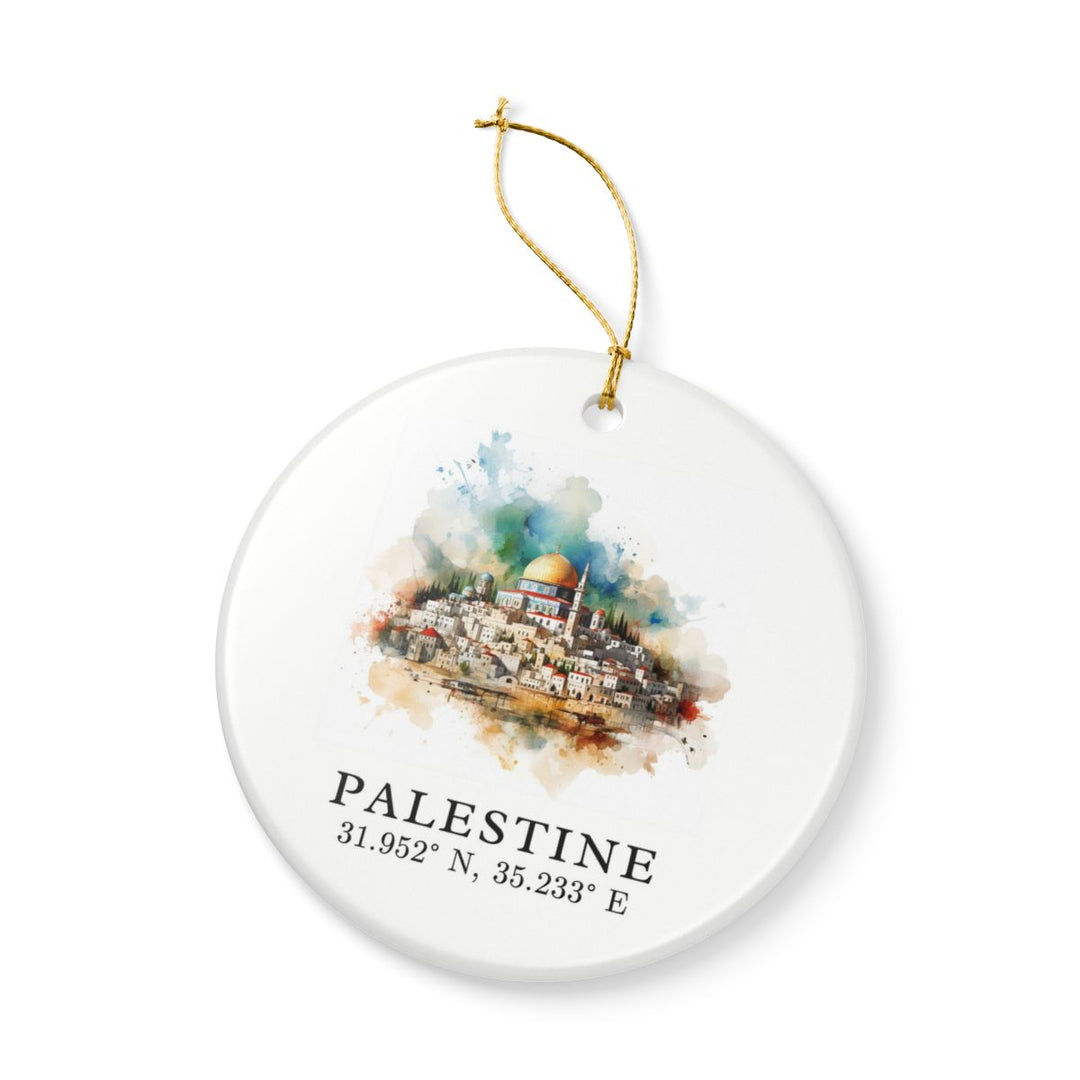 AL Aqsa Mosque Palestine Ornament: Unique AL Aqsa Mosque Palestine Souvenir, AL Aqsa Mosque Palestine Xmas Decor