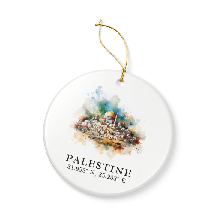 AL Aqsa Mosque Palestine Ornament: Unique AL Aqsa Mosque Palestine Souvenir, AL Aqsa Mosque Palestine Xmas Decor