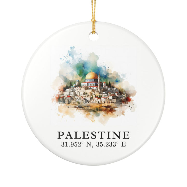 AL Aqsa Mosque Palestine Ornament: Unique AL Aqsa Mosque Palestine Souvenir, AL Aqsa Mosque Palestine Xmas Decor