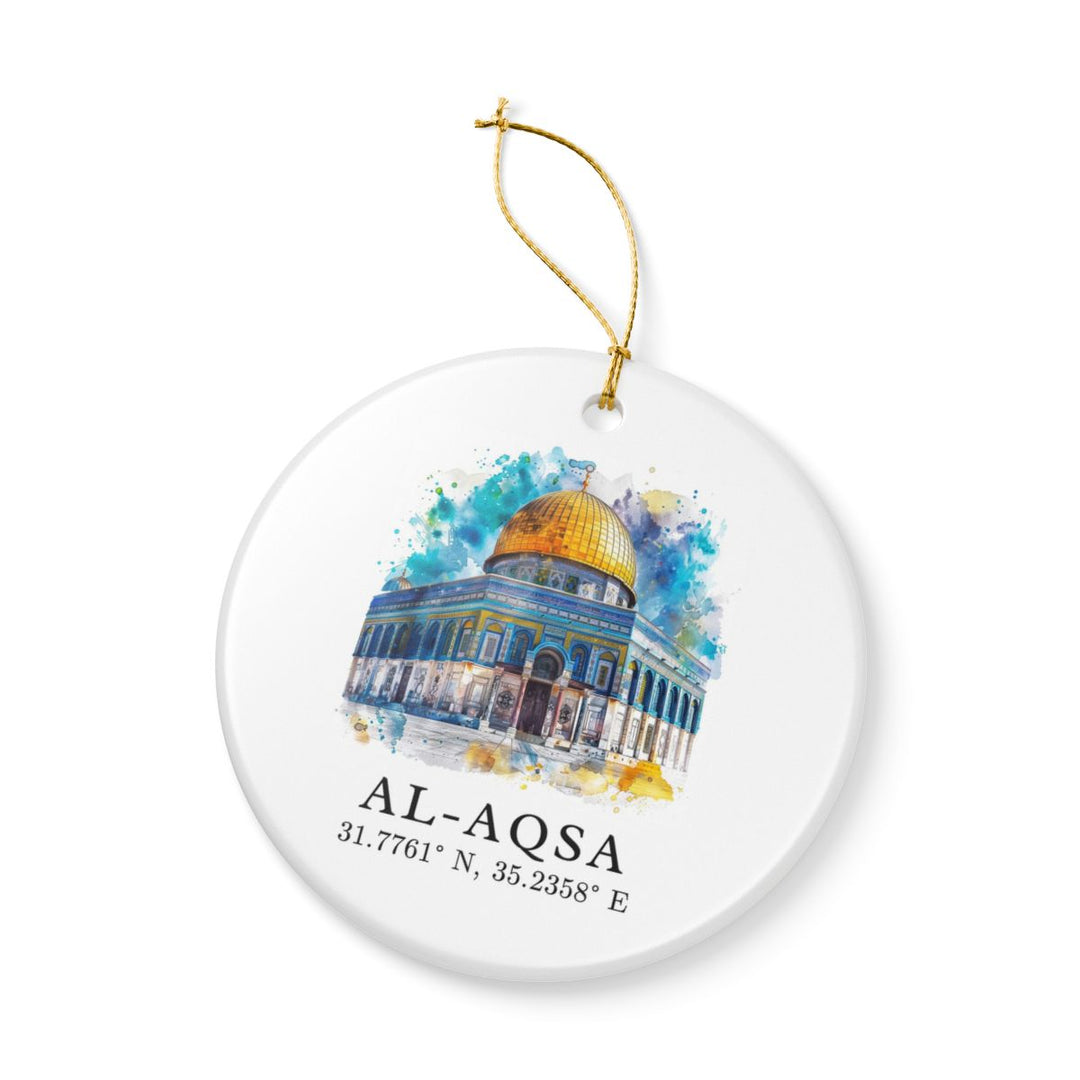 Al-aqsa Ornament: Unique Al-aqsa Souvenir, Al-aqsa Xmas Decor, and Authentic Al-aqsa Gift