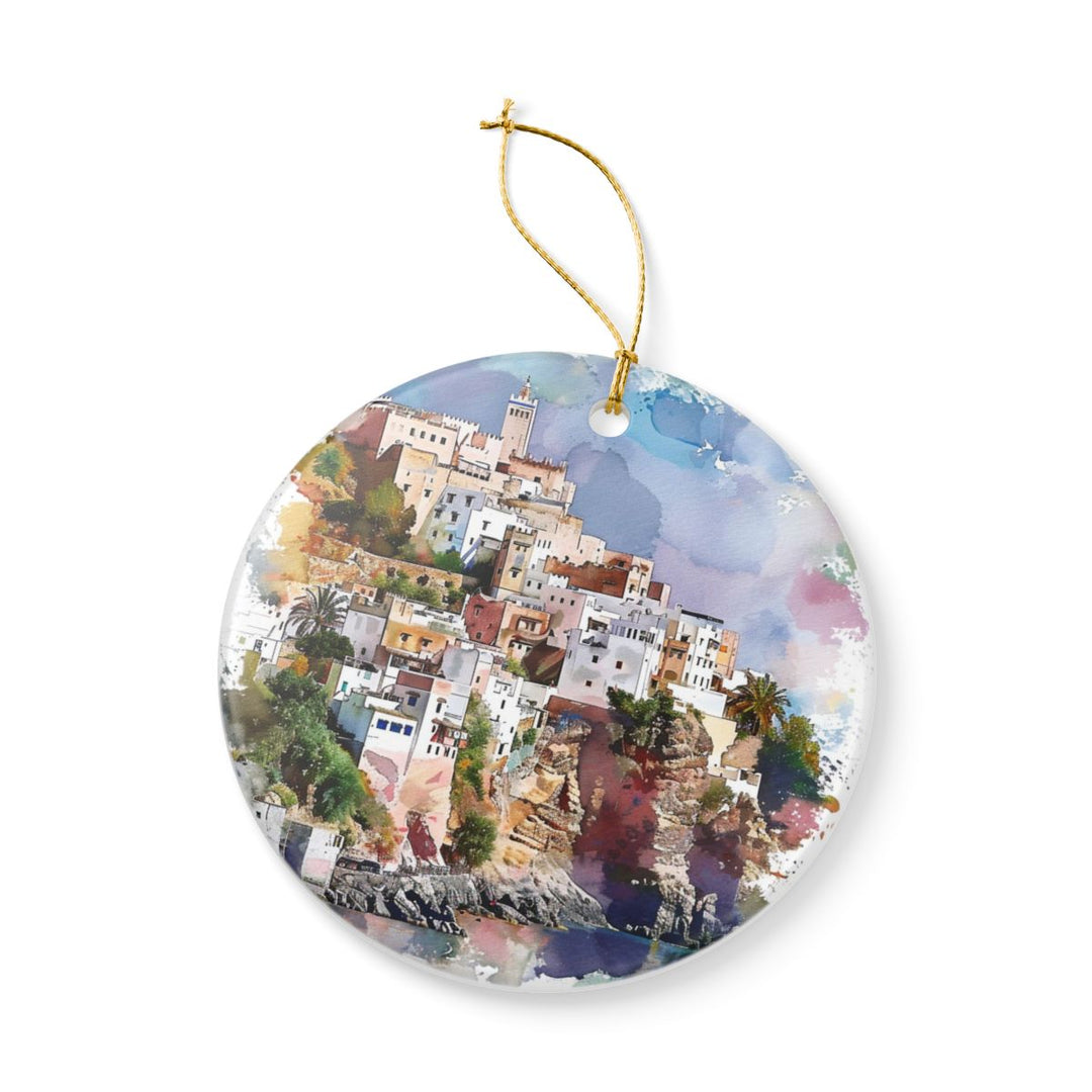 AL Hoceima Ornament: Unique AL Hoceima Souvenir, AL Hoceima Xmas Decor, and Authentic AL Hoceima Gift