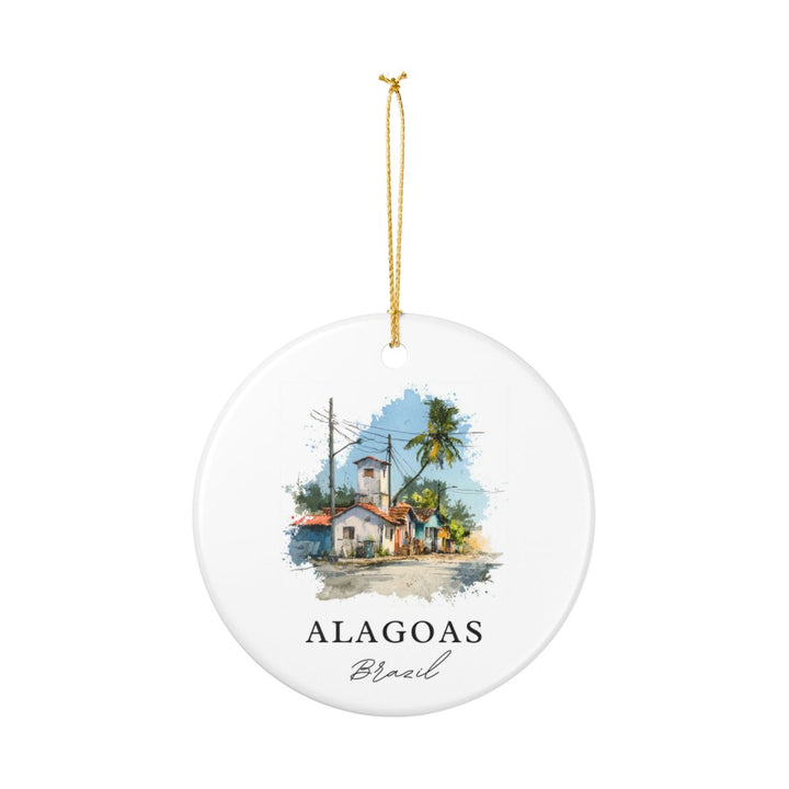 Alagoas Brazil Ornament: Unique Alagoas Souvenir, Alagoas Brazil Xmas Decor, and Authentic Alagoas Gift