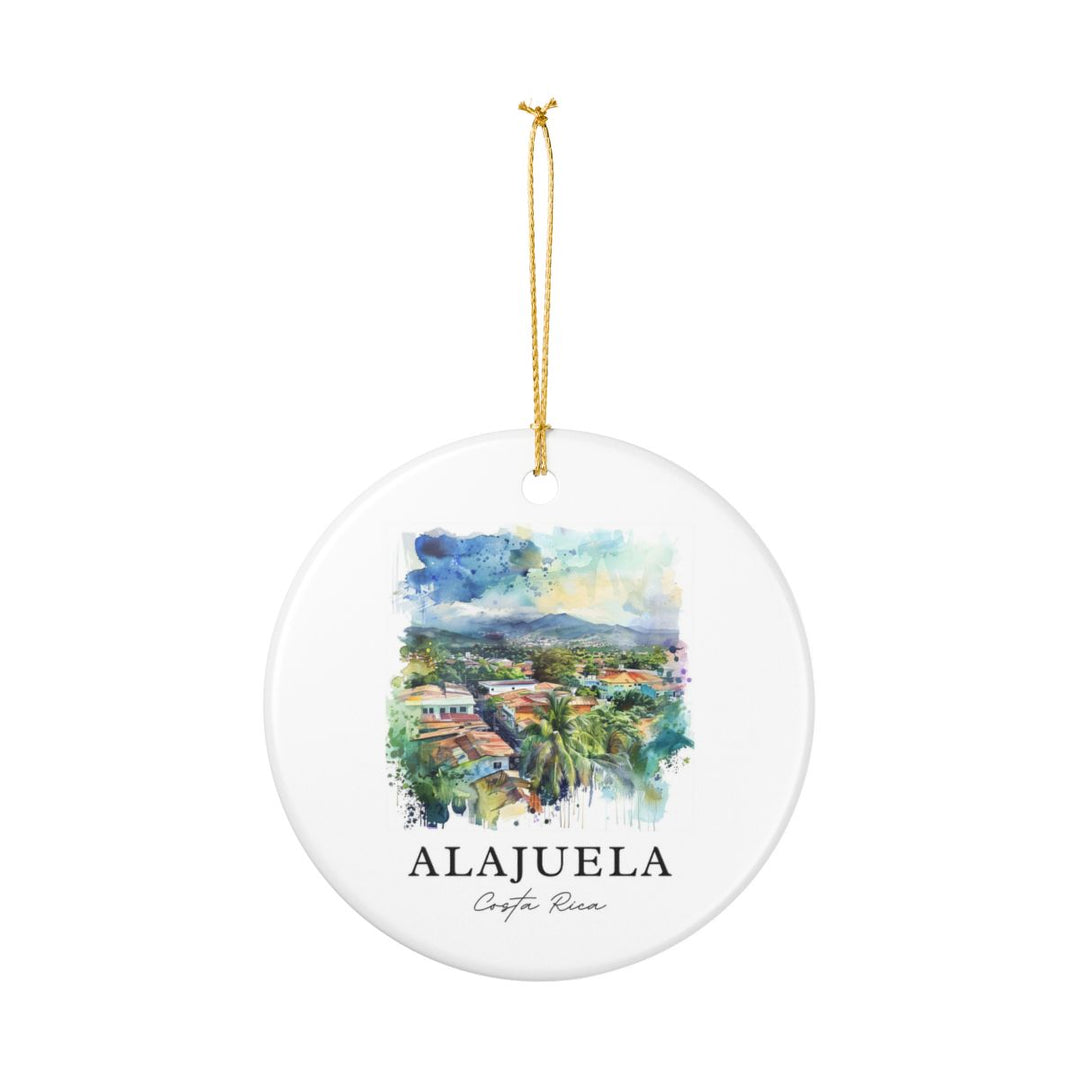 Alajuela Costa Rica Ornament: Unique Alajuela Costa Rica Souvenir, Alajuela Costa Rica Xmas Decor, and Authentic Alajuela Costa Rica Gift