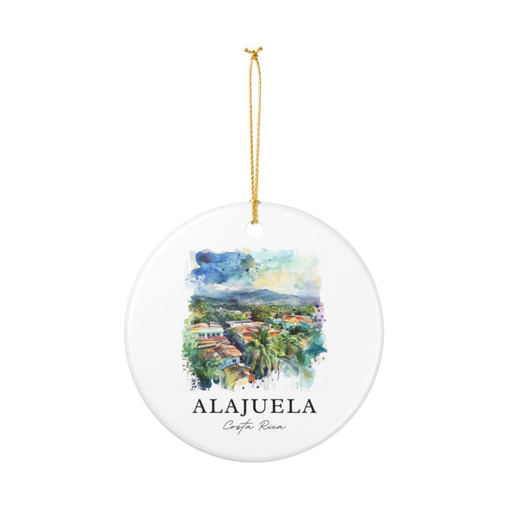 Alajuela Costa Rica Ornament: Unique Alajuela Costa Rica Souvenir, Alajuela Costa Rica Xmas Decor, and Authentic Alajuela Costa Rica Gift
