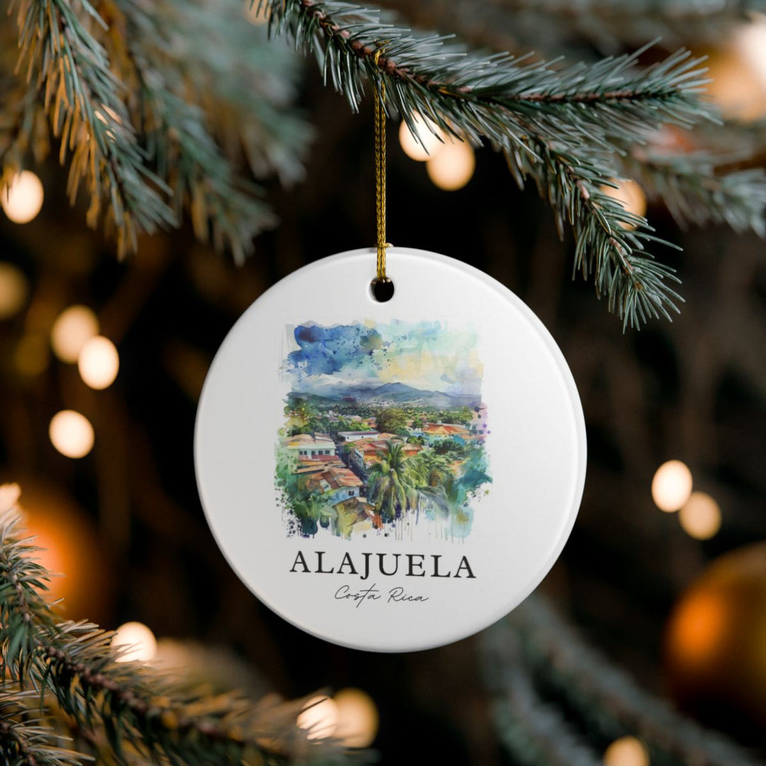 Alajuela Costa Rica Ornament: Unique Alajuela Costa Rica Souvenir, Alajuela Costa Rica Xmas Decor, and Authentic Alajuela Costa Rica Gift