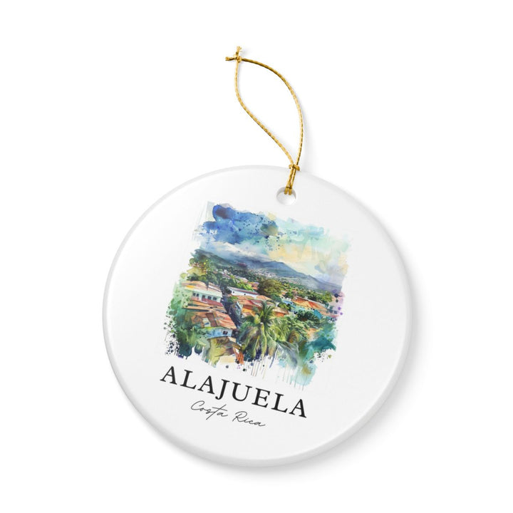 Alajuela Costa Rica Ornament: Unique Alajuela Costa Rica Souvenir, Alajuela Costa Rica Xmas Decor, and Authentic Alajuela Costa Rica Gift