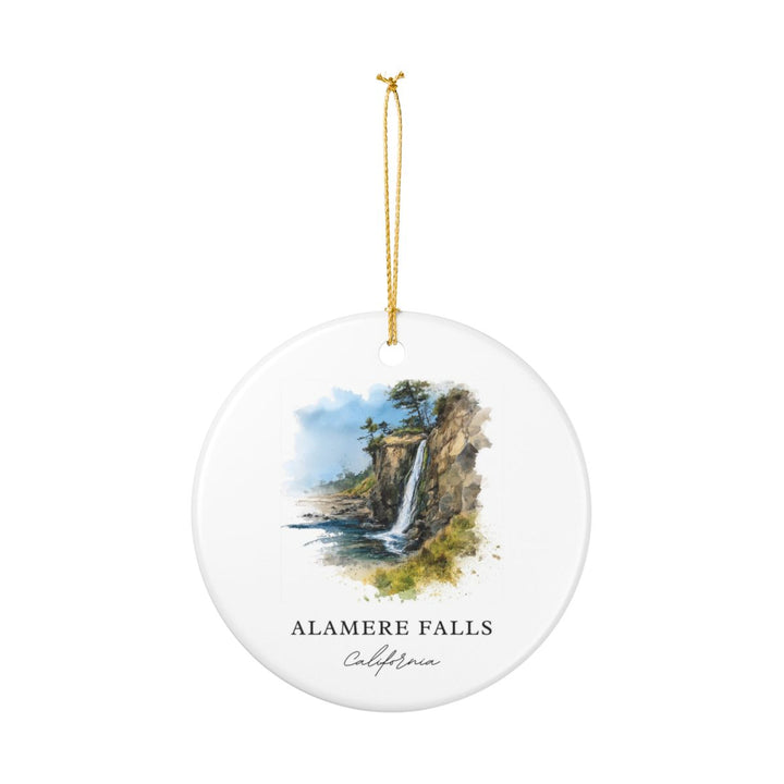 Alamere Falls California USA Ornament: Unique Alamere Falls Souvenir, Alamere Falls California Xmas Decor, and Authentic Alamere Falls Gift