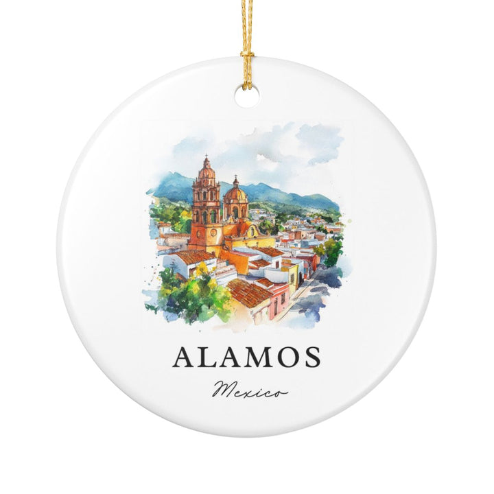 Alamos Mexico Ornament: Unique Alamos Souvenir, Alamos Mexico Xmas Decor, and Authentic Alamos Gift