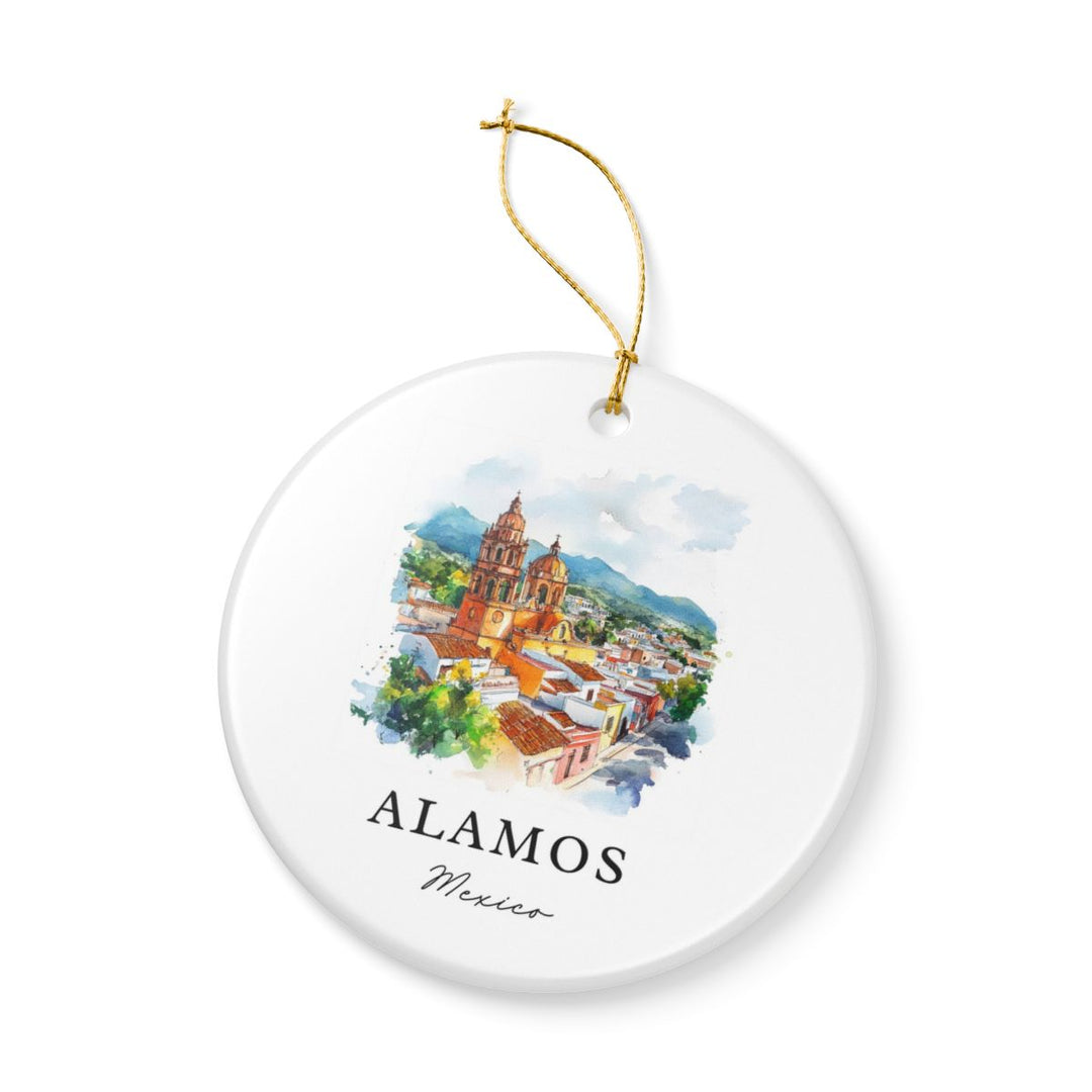 Alamos Mexico Ornament: Unique Alamos Souvenir, Alamos Mexico Xmas Decor, and Authentic Alamos Gift