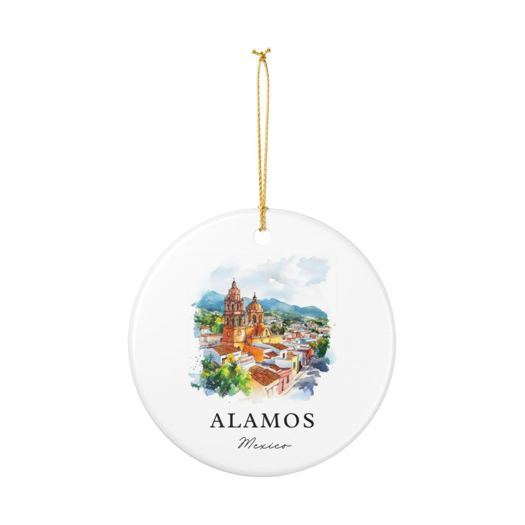 Alamos Mexico Ornament: Unique Alamos Souvenir, Alamos Mexico Xmas Decor, and Authentic Alamos Gift