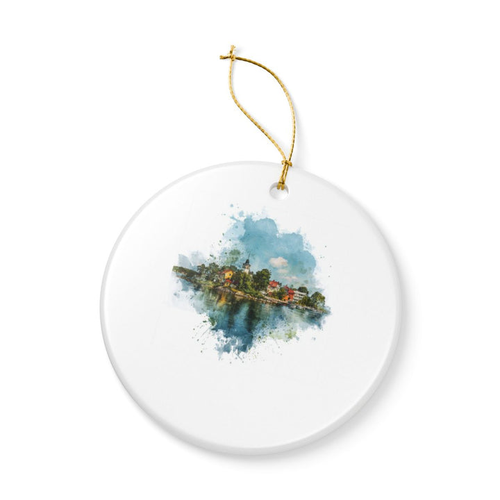 Aland Islands Ornament: Unique Aland Islands Souvenir, Aland Islands Xmas Decor, and Authentic Aland Islands Gift
