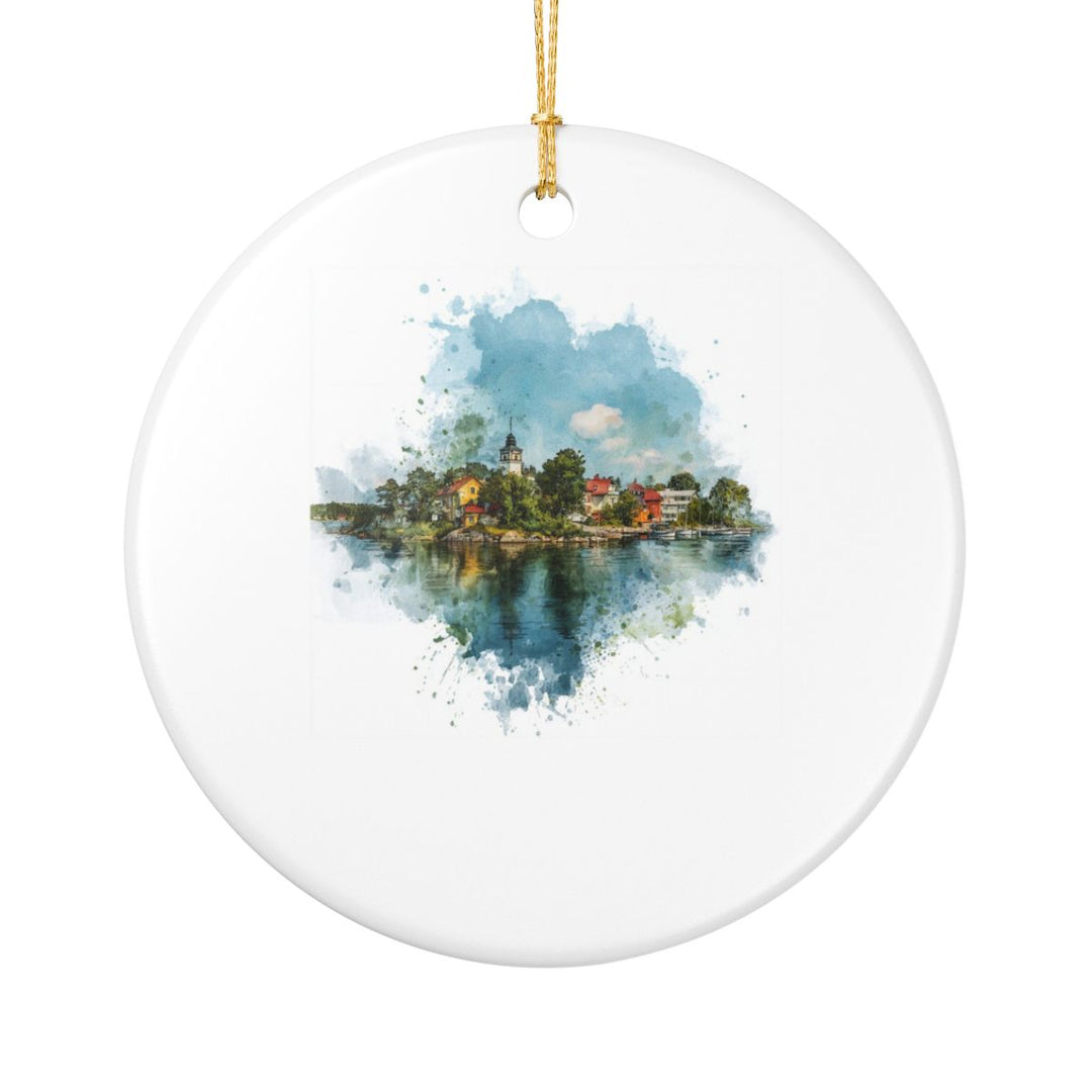 Aland Islands Ornament: Unique Aland Islands Souvenir, Aland Islands Xmas Decor, and Authentic Aland Islands Gift
