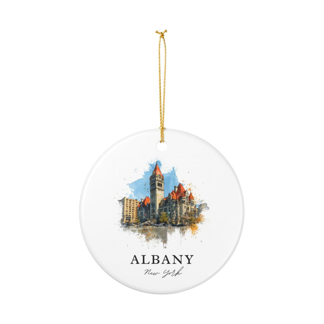 Albany Ornament: Unique Albany Souvenir, Albany Xmas Decor, and Authentic Albany Gift