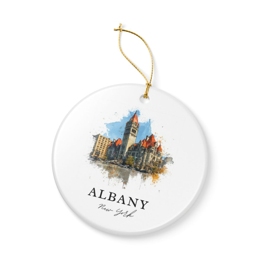 Albany Ornament: Unique Albany Souvenir, Albany Xmas Decor, and Authentic Albany Gift