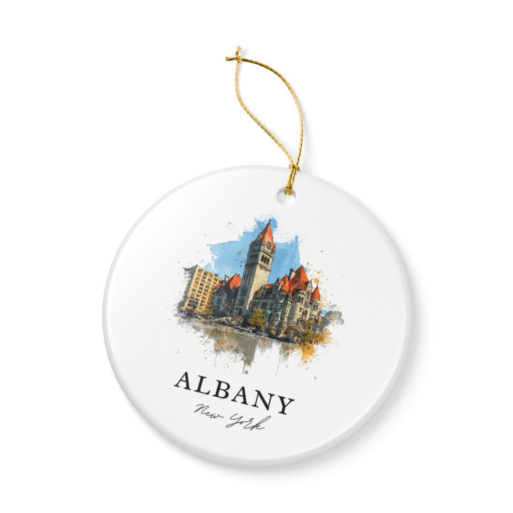 Albany Ornament: Unique Albany Souvenir, Albany Xmas Decor, and Authentic Albany Gift