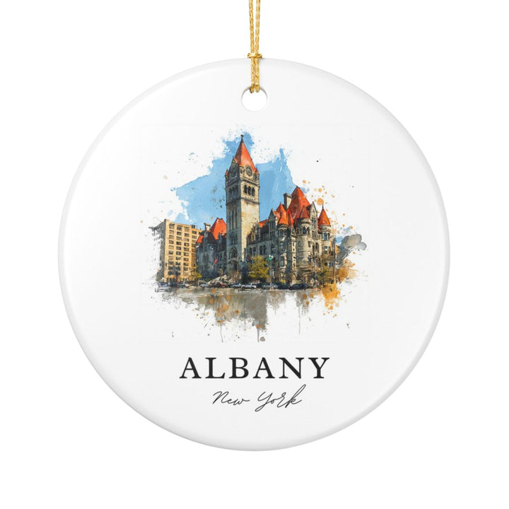 Albany Ornament: Unique Albany Souvenir, Albany Xmas Decor, and Authentic Albany Gift