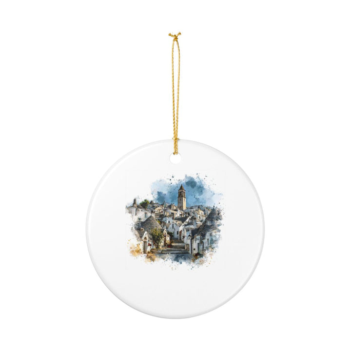 Alberobello Italy Ornament: Unique Alberobello Souvenir, Alberobello Italy Xmas Decor, and Authentic Alberobello Gift