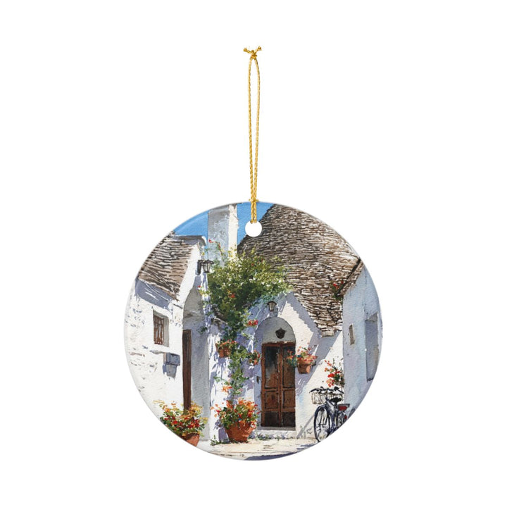 Alberobello Italy Ornament: Unique Alberobello Souvenir, Alberobello Italy Xmas Decor, and Authentic Alberobello Gift