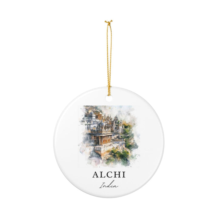 Alchi India Ornament: Unique Alchi Souvenir, Alchi India Xmas Decor, and Authentic Alchi Gift