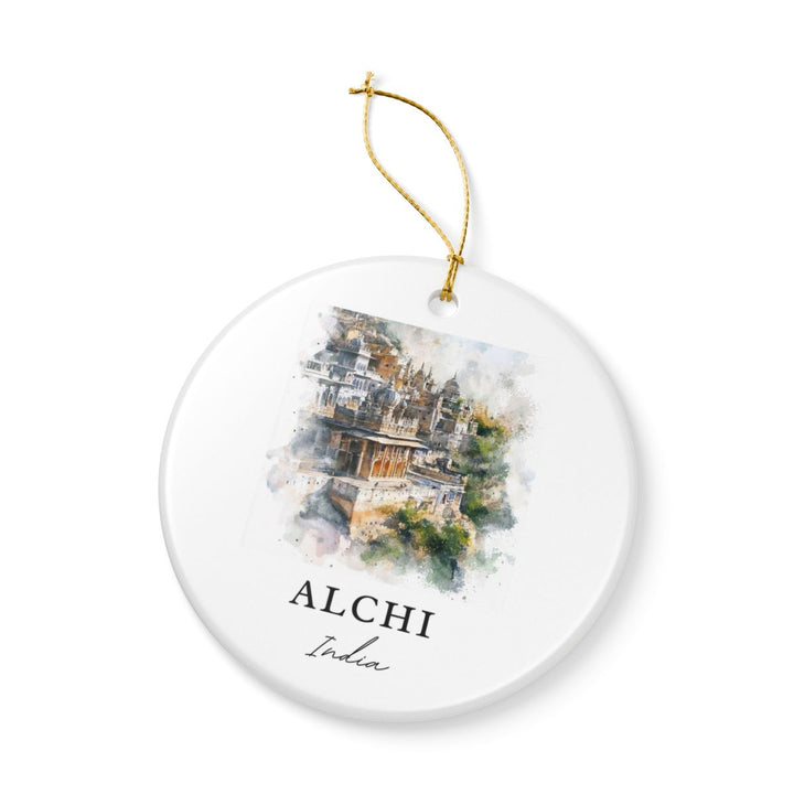Alchi India Ornament: Unique Alchi Souvenir, Alchi India Xmas Decor, and Authentic Alchi Gift