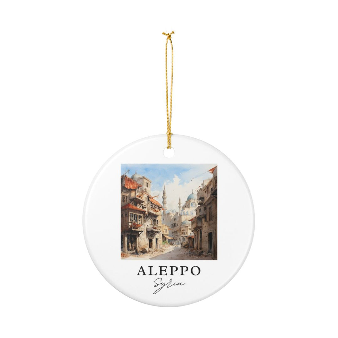 Aleppo Syria Ornament: Unique Aleppo Syria Souvenir, Aleppo Syria Xmas Decor, and Authentic Aleppo Syria Gift