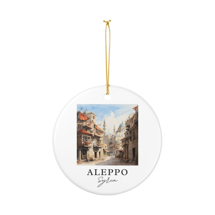 Aleppo Syria Ornament: Unique Aleppo Syria Souvenir, Aleppo Syria Xmas Decor, and Authentic Aleppo Syria Gift