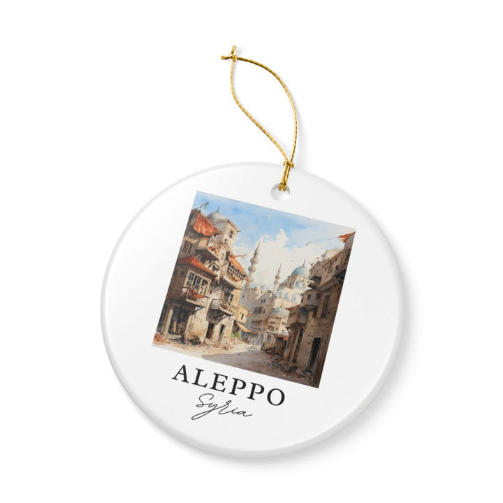 Aleppo Syria Ornament: Unique Aleppo Syria Souvenir, Aleppo Syria Xmas Decor, and Authentic Aleppo Syria Gift