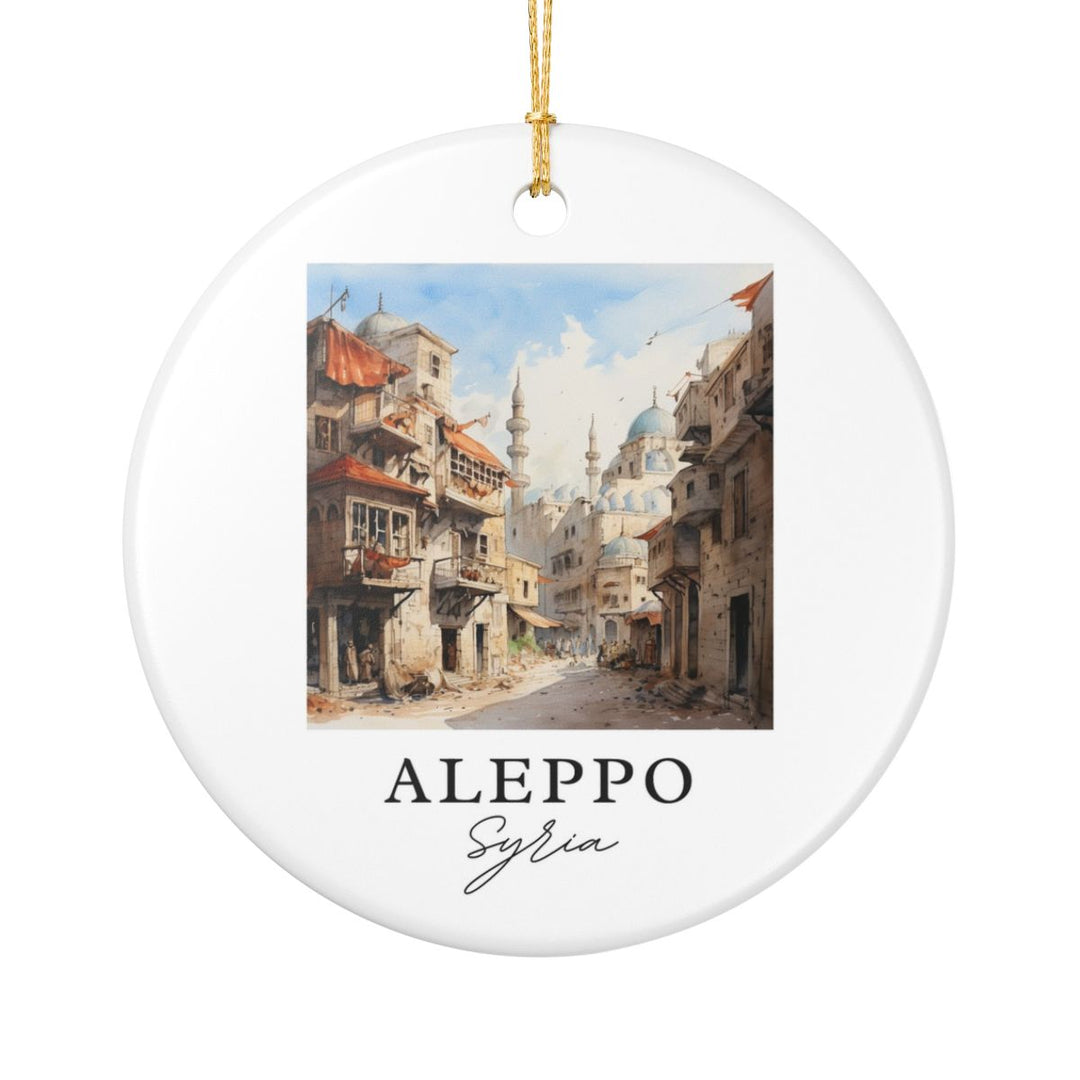 Aleppo Syria Ornament: Unique Aleppo Syria Souvenir, Aleppo Syria Xmas Decor, and Authentic Aleppo Syria Gift