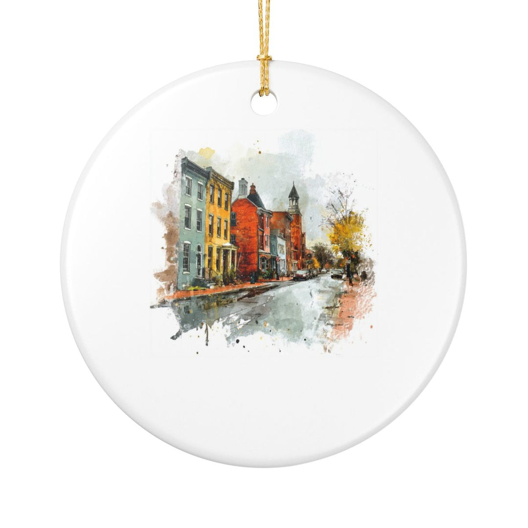 Alexandria Virginia Ornament: Unique Alexandria Souvenir, Alexandria Virginia Xmas Decor, and Authentic Alexandria Gift
