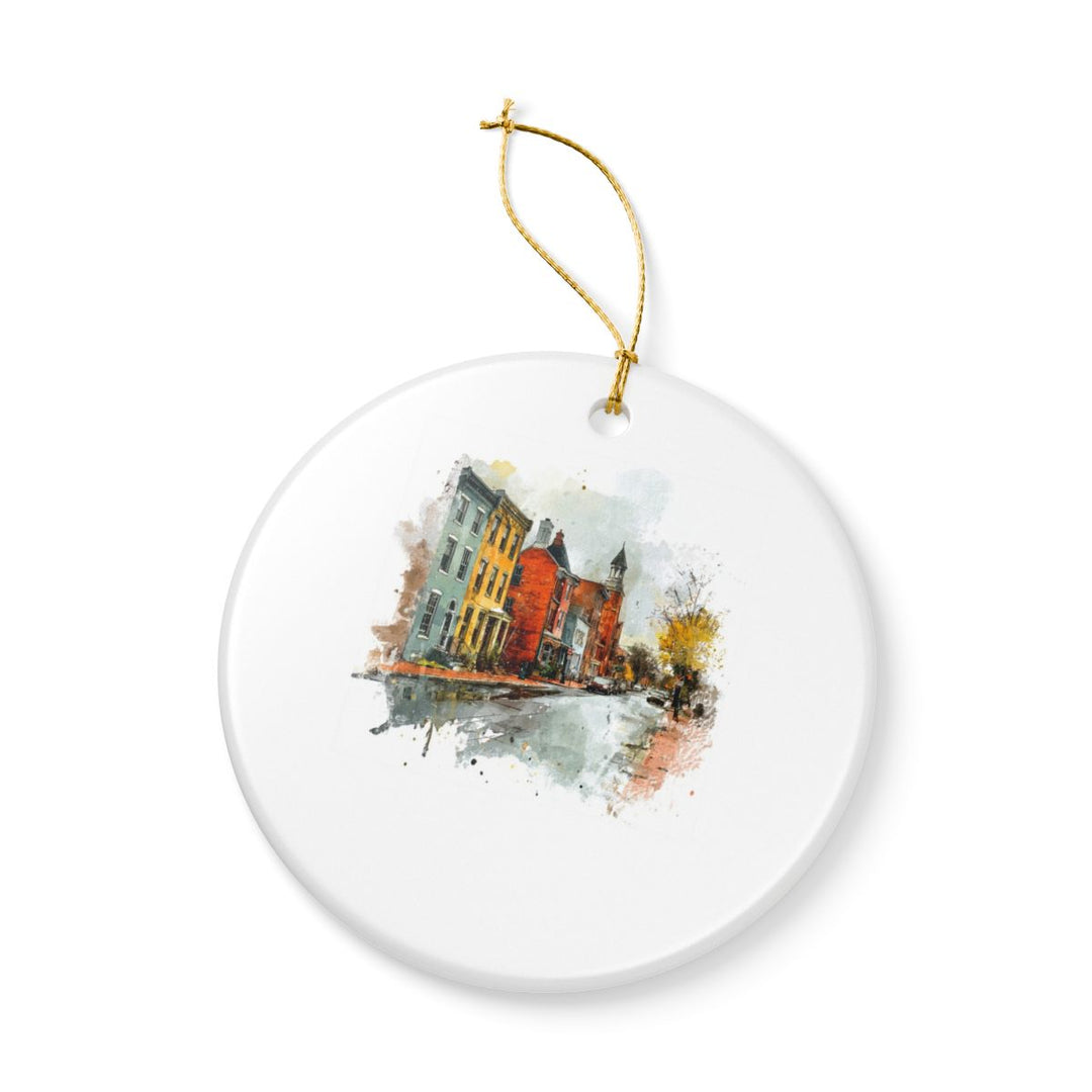 Alexandria Virginia Ornament: Unique Alexandria Souvenir, Alexandria Virginia Xmas Decor, and Authentic Alexandria Gift