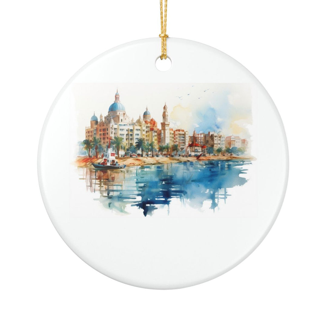 Alexandria Ornament: Unique Alexandria Souvenir, Alexandria Xmas Decor, and Authentic Alexandria Gift