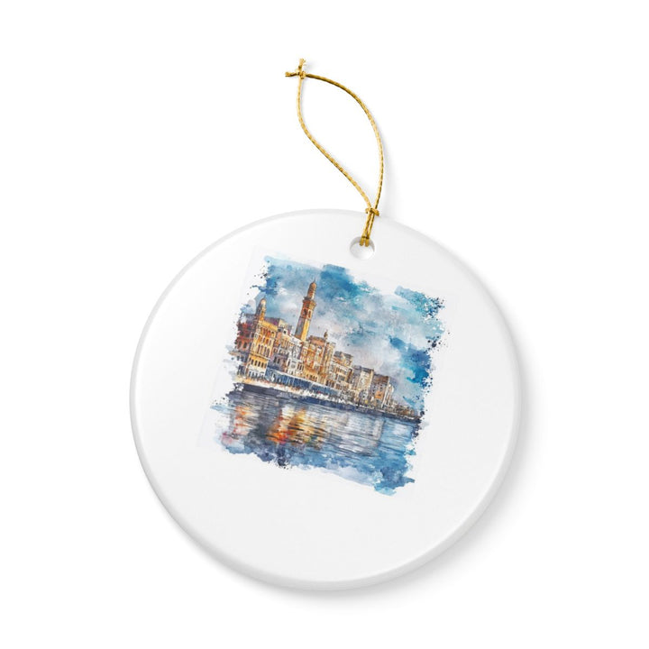 Alexandria Ornament: Unique Alexandria Souvenir, Alexandria Xmas Decor, and Authentic Alexandria Gift