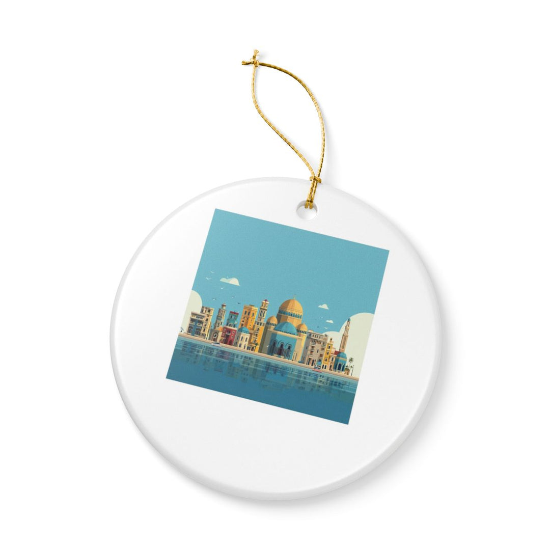 Alexandria Ornament: Unique Alexandria Souvenir, Alexandria Xmas Decor, and Authentic Alexandria Gift