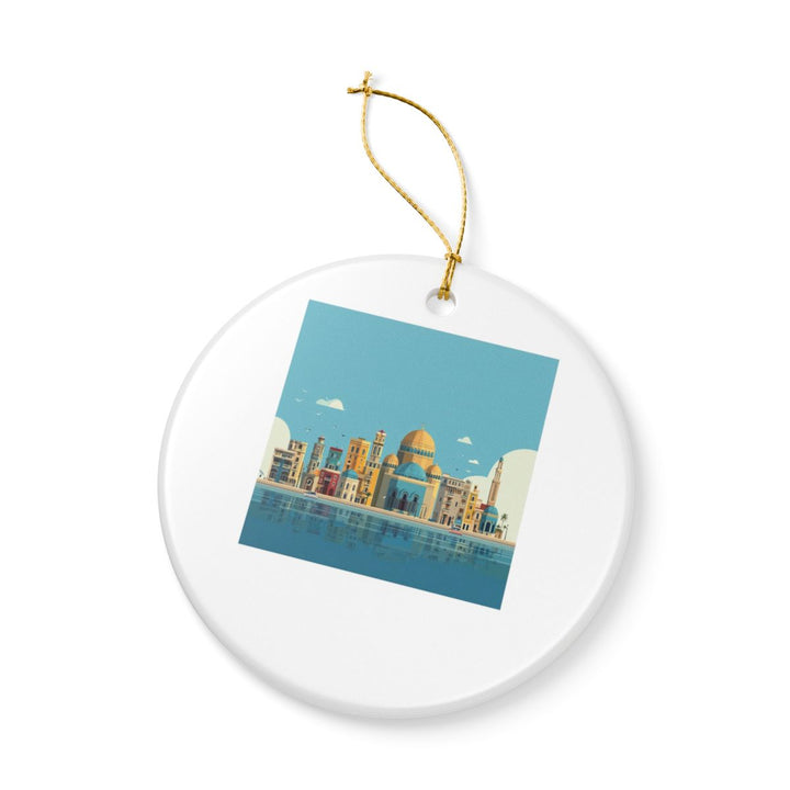 Alexandria Ornament: Unique Alexandria Souvenir, Alexandria Xmas Decor, and Authentic Alexandria Gift