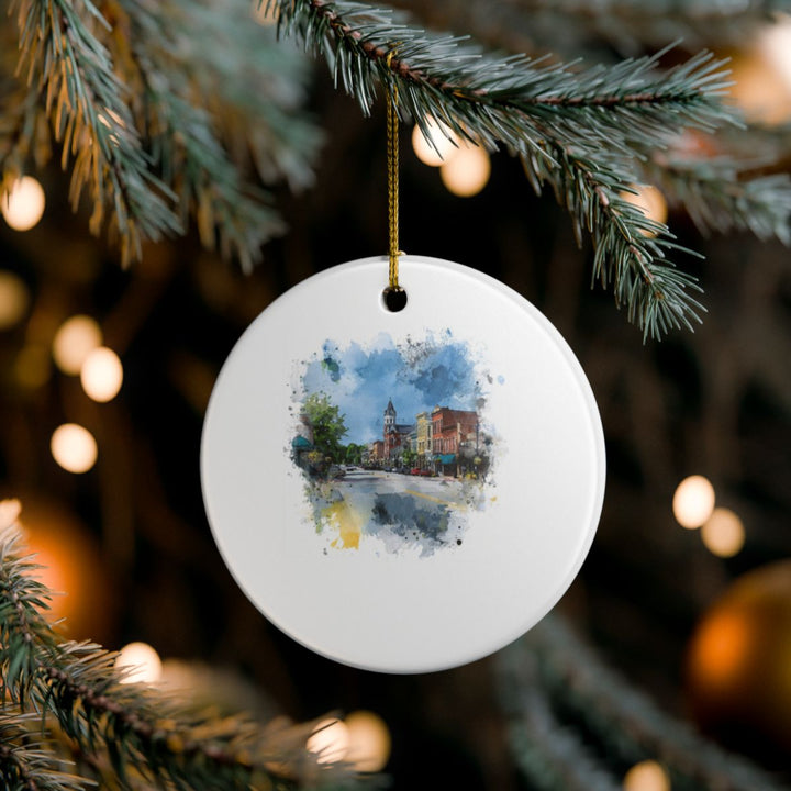 Alexandria Ornament: Unique Alexandria Souvenir, Alexandria Xmas Decor, and Authentic Alexandria Gift