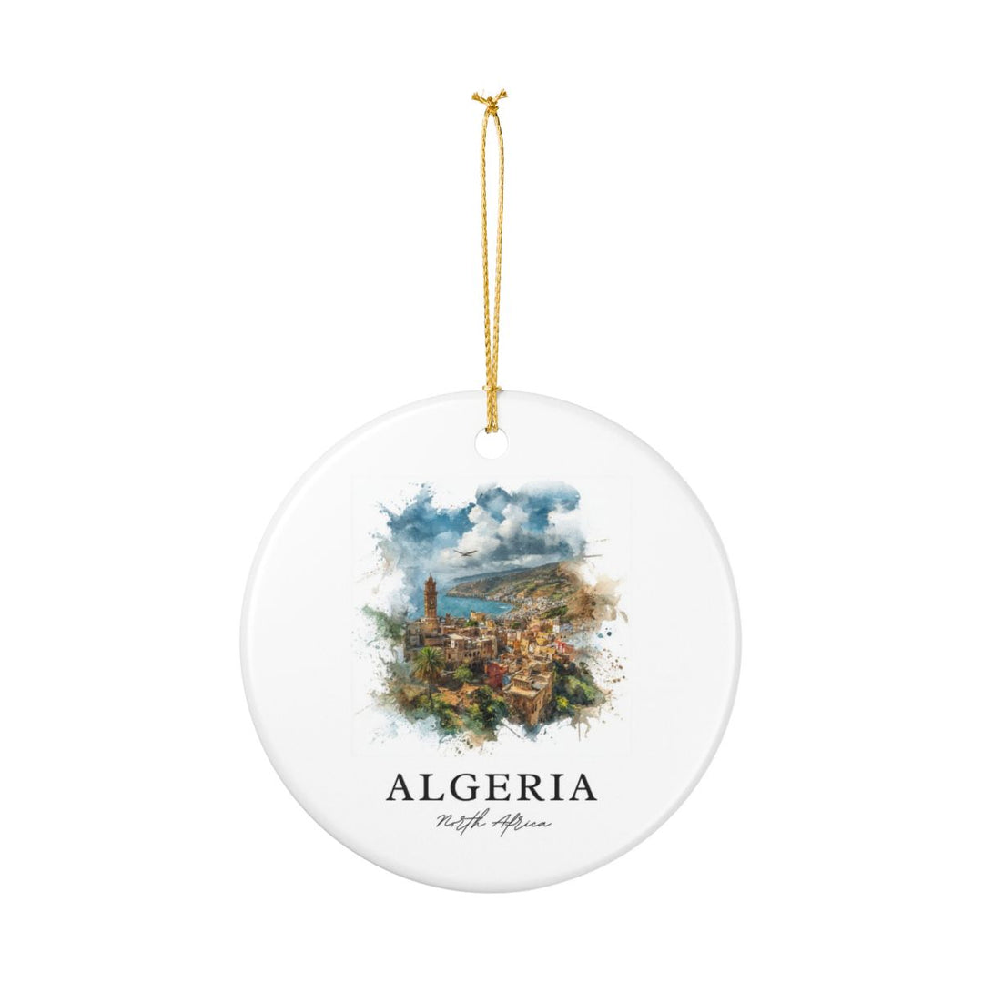 Algeria Algeria Ornament: Unique Algeria Souvenir, Algeria Algeria Xmas Decor, and Authentic Algeria Gift
