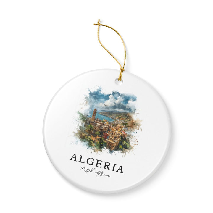 Algeria Algeria Ornament: Unique Algeria Souvenir, Algeria Algeria Xmas Decor, and Authentic Algeria Gift