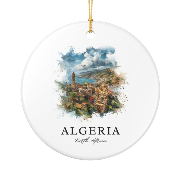 Algeria Algeria Ornament: Unique Algeria Souvenir, Algeria Algeria Xmas Decor, and Authentic Algeria Gift