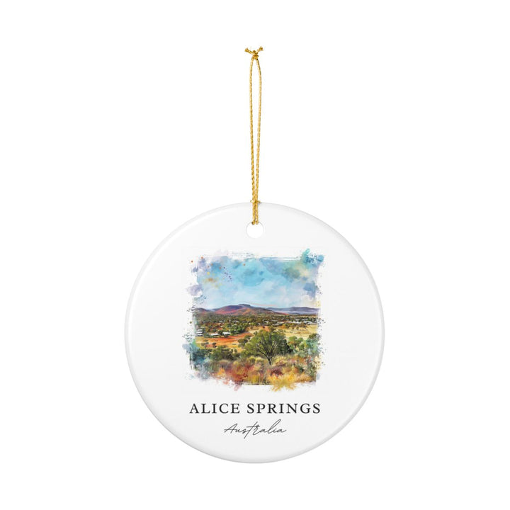 Alice Springs Australia Ornament: Unique Alice Springs Souvenir, Alice Springs Australia Xmas Decor, and Authentic Alice Springs Gift