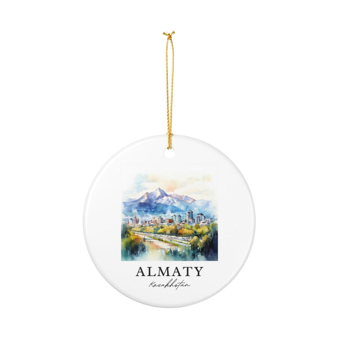 Almaty Ornament: Unique Almaty Souvenir, Almaty Xmas Decor, and Authentic Almaty Gift