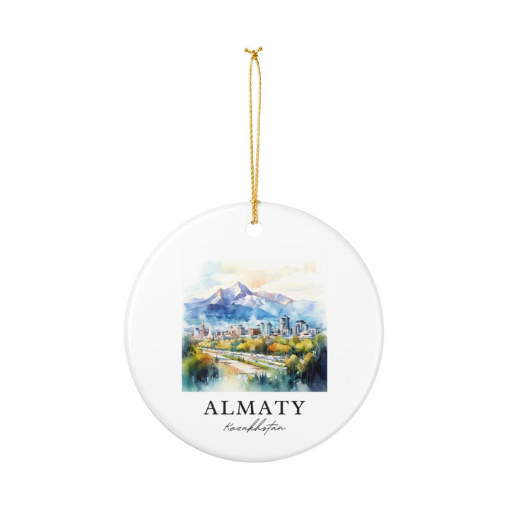 Almaty Ornament: Unique Almaty Souvenir, Almaty Xmas Decor, and Authentic Almaty Gift