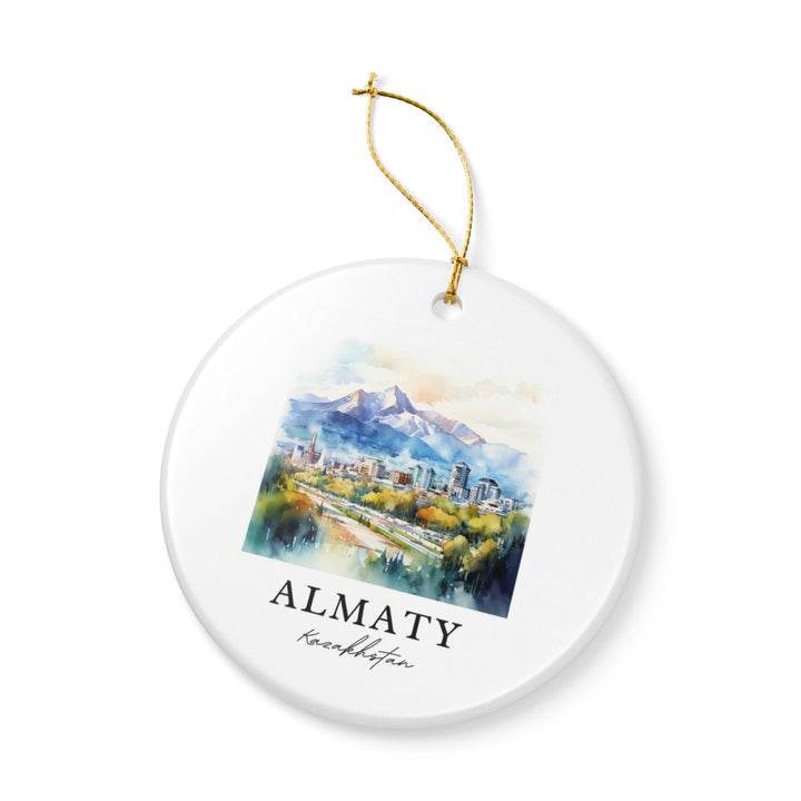 Almaty Ornament: Unique Almaty Souvenir, Almaty Xmas Decor, and Authentic Almaty Gift