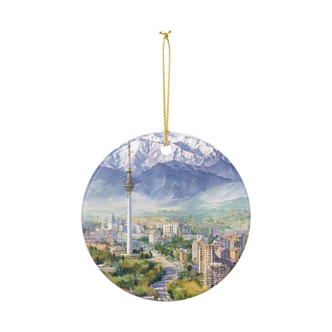 Almaty Ornament: Unique Almaty Souvenir, Almaty Xmas Decor, and Authentic Almaty Gift