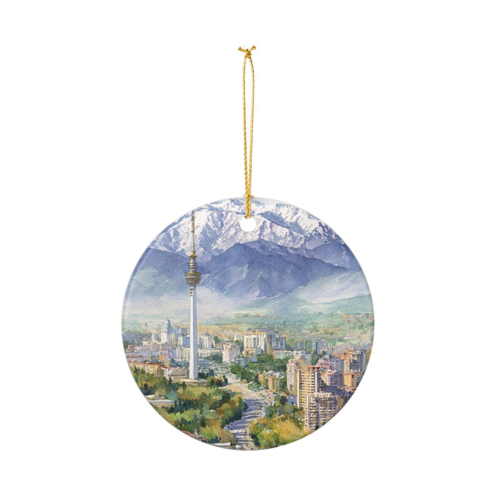 Almaty Ornament: Unique Almaty Souvenir, Almaty Xmas Decor, and Authentic Almaty Gift