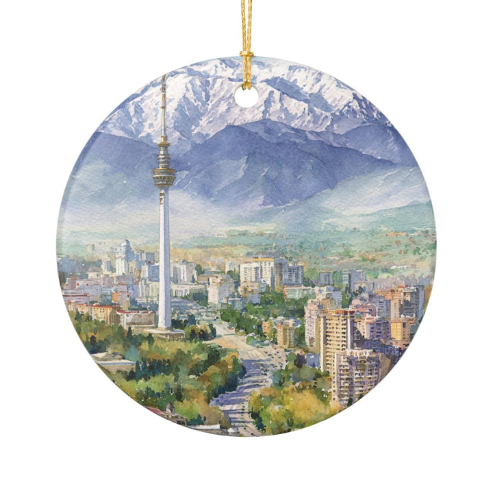 Almaty Ornament: Unique Almaty Souvenir, Almaty Xmas Decor, and Authentic Almaty Gift